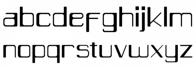 Caracas Light फ़ॉन्ट लोअरकेस