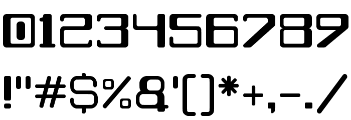 Caracas Font OTHER CHARS