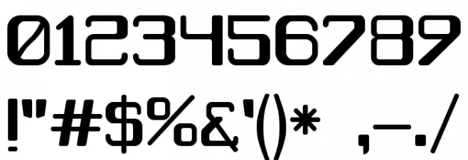 Caracas Font OTHER CHARS