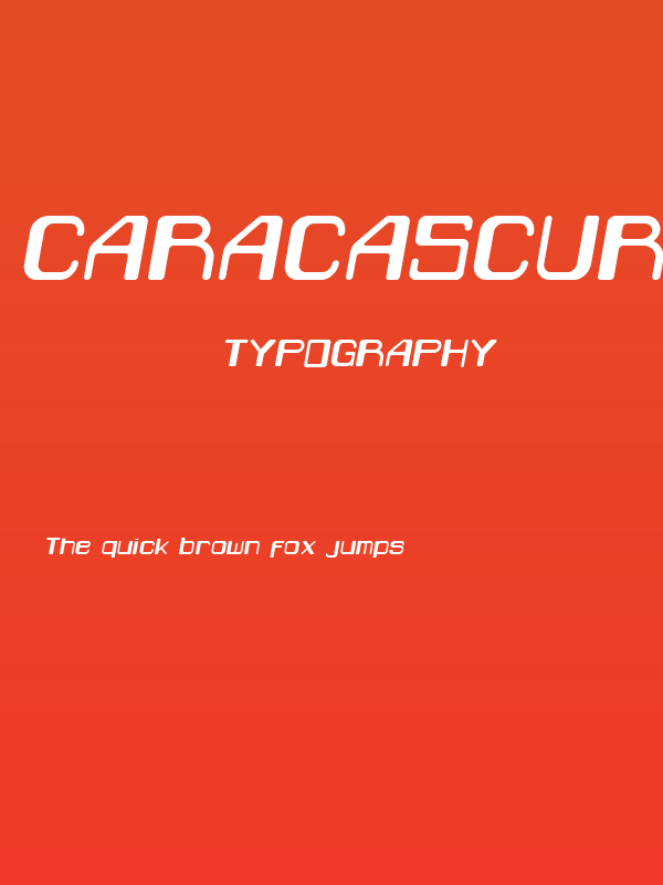 CaracasCursiva Poster