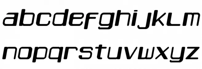 CaracasCursiva 字体 小写