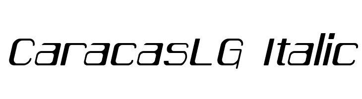 CaracasLG Italic  لخطوط تنزيل