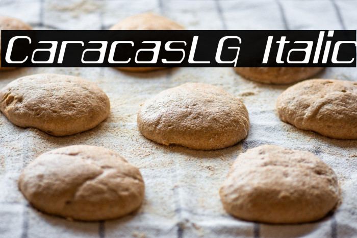 CaracasLG Italic Example 1