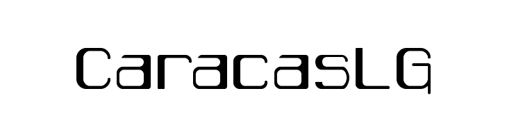 CaracasLG  免费字体下载