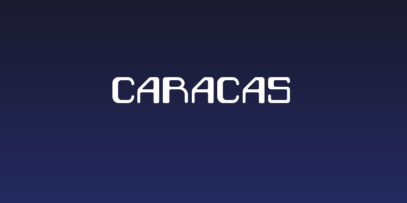 Caracas Social Header