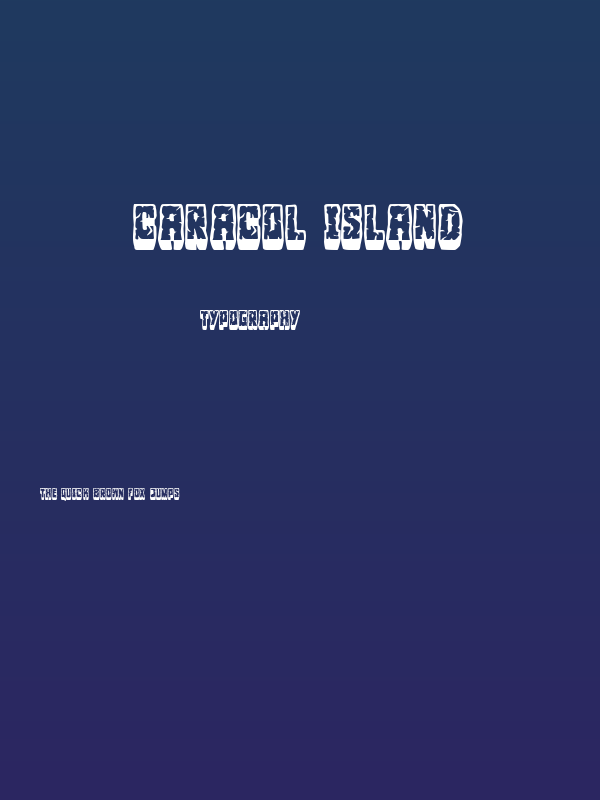 Caracol Island Poster