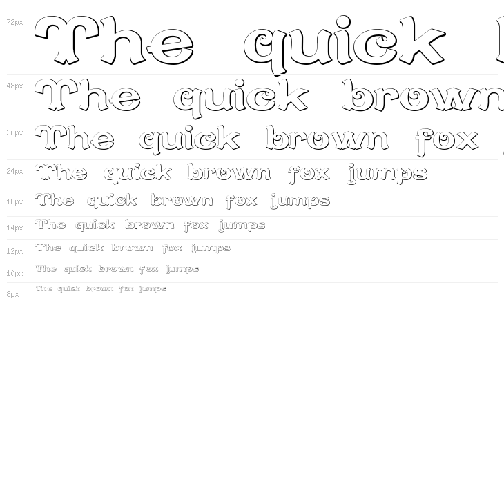 CaractereDoublet Beveled Waterfall