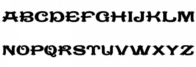 CaractereDoublet Limited Version Font Litere mari