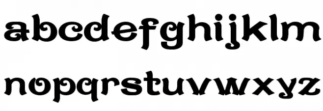 CaractereDoublet Limited Version Schriftart Kleinbuchstaben