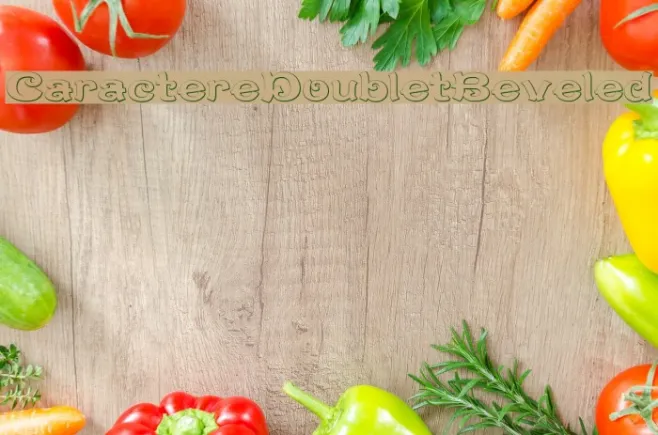 CaractereDoubletBeveled Example 3