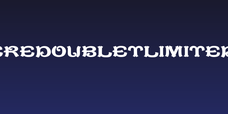 CaractereDoubletLimitedVersion Social Header