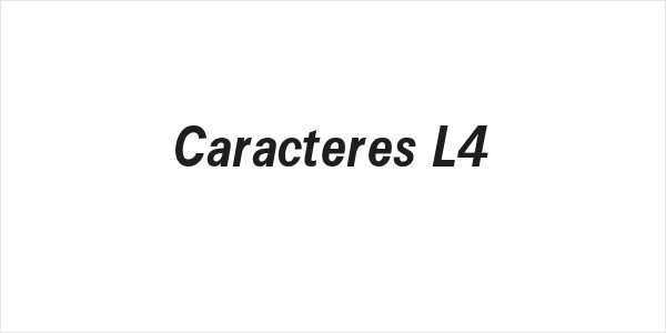 Caracteres L4 Logo