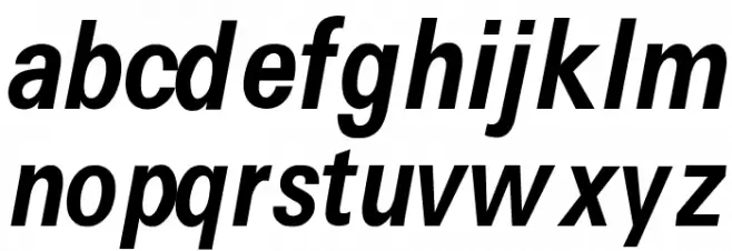 Caracteres L4 Font LOWERCASE