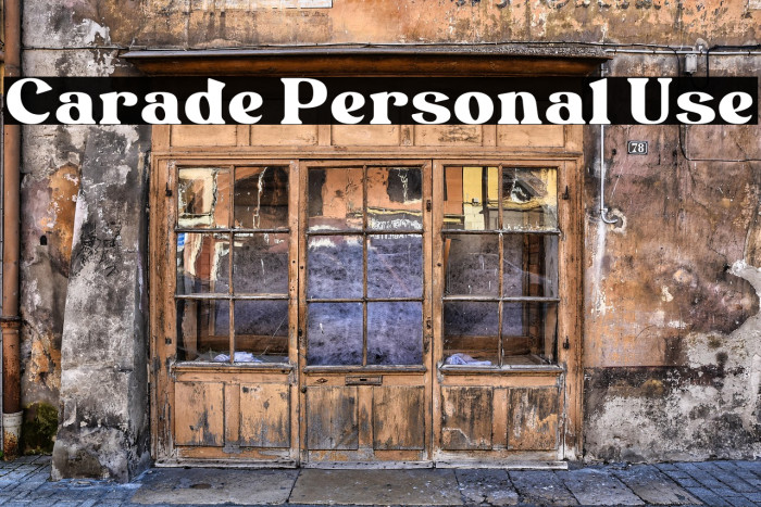 Carade Personal Use Example 3