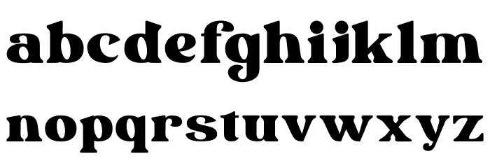 Carade Personal Use Font LOWERCASE