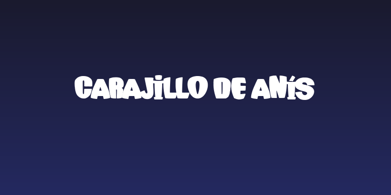 Carajillo de Anís Social Header