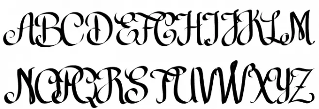 Caraka Font Litere mari