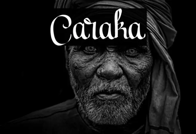 Caraka Font examples