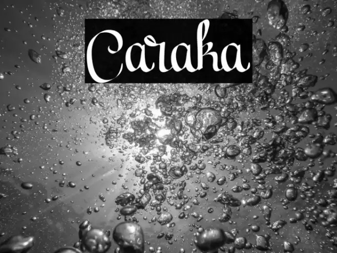 Caraka Font examples