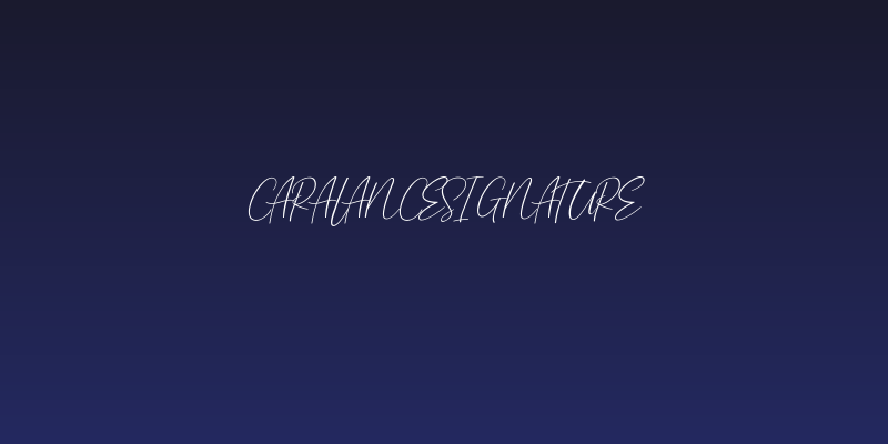 CaralanceSignature Social Header