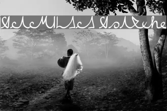 Caralhûnan Cursive Font examples