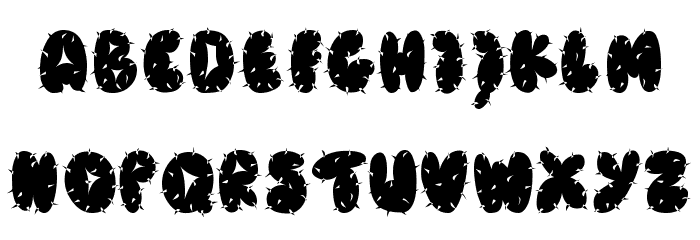 Caramba Font LOWERCASE