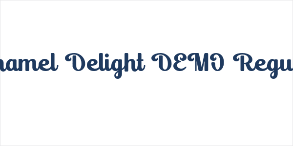 Caramel Delight DEMO Regular Logo