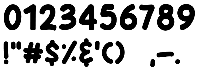 Caramel Milk Font OTHER CHARS