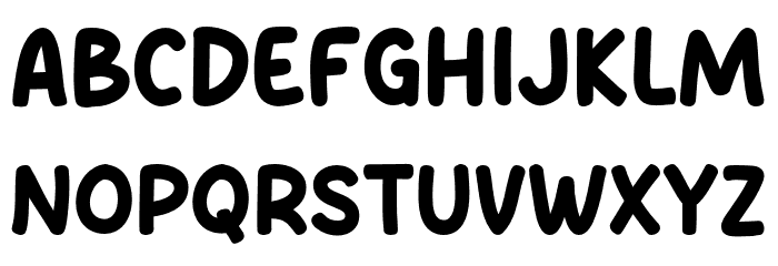 Caramel Milk Font LOWERCASE