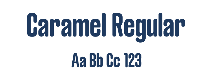 Caramel Regular Font Preview