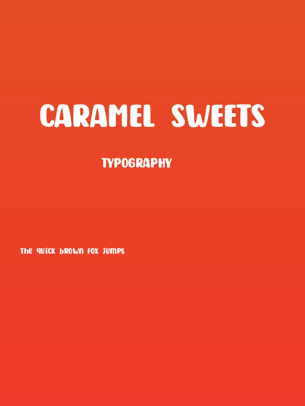 Caramel Sweets Poster