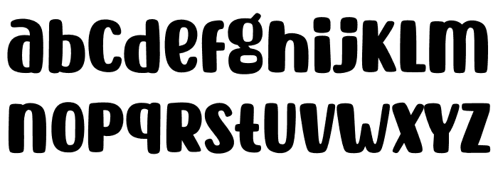 Caramel Sweets Font LOWERCASE