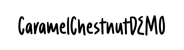 CaramelChestnutDEMO  नि: शुल्क फ़ॉन्ट्स डाउनलोड