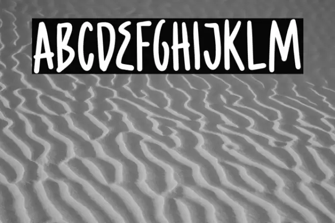 CaramelChestnutDEMO Font examples