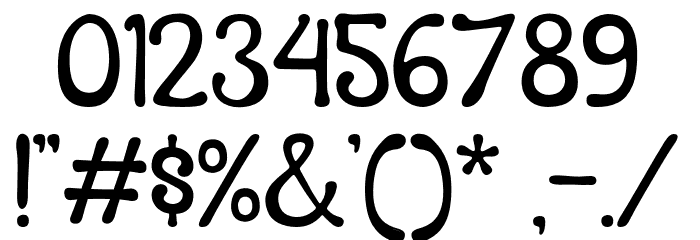 CaramelMacchiato Font OTHER CHARS