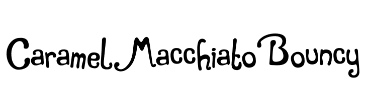 CaramelMacchiatoBouncy  Fuentes Gratis Descargar