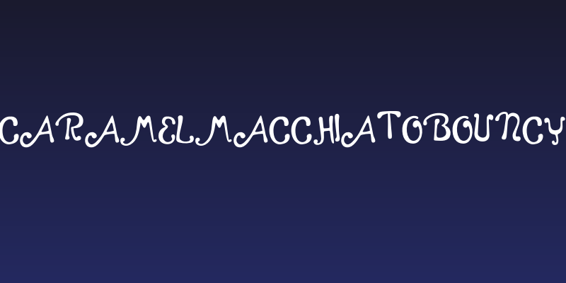 CaramelMacchiatoBouncy Social Header
