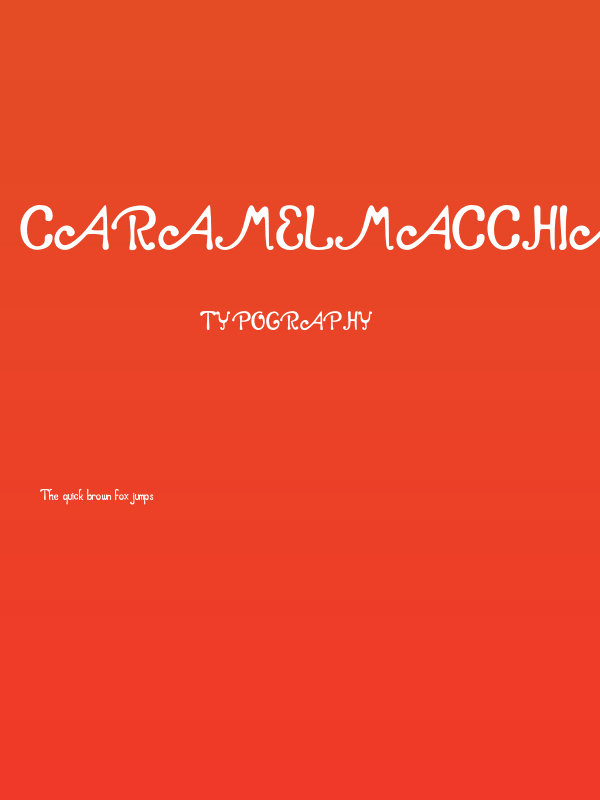 CaramelMacchiato Poster