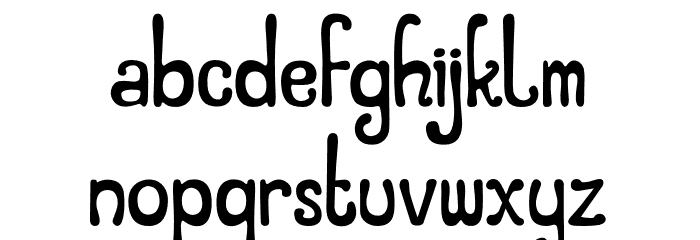 CaramelMacchiato Font LOWERCASE