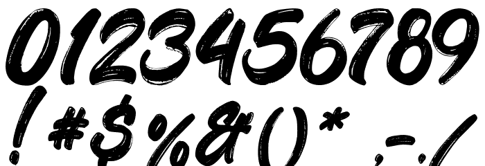 CaramelandVanilla Font OTHER CHARS