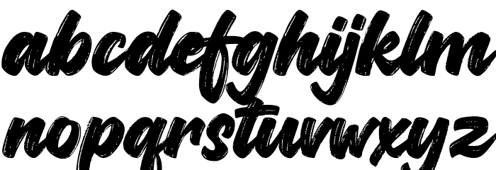 CaramelandVanilla Font LOWERCASE