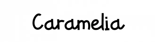Caramelia  les polices de caractères gratuit tlcharger