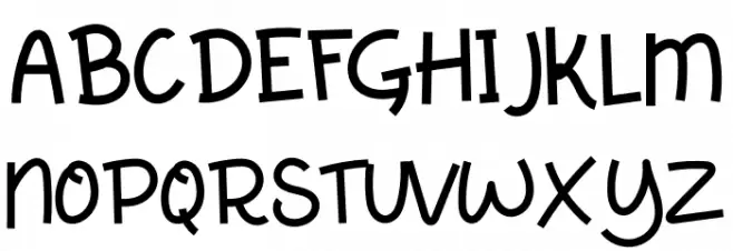 Caramelia Font Litere mari