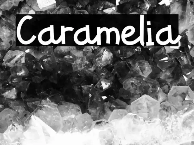 Caramelia Fonte examples