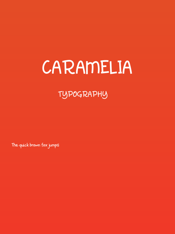 Caramelia Poster