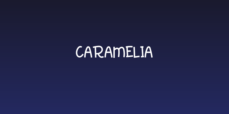 Caramelia Social Header