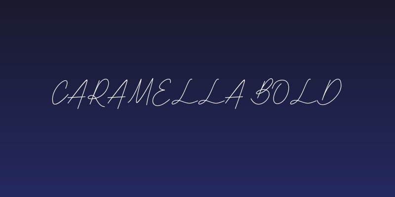 Caramella Bold Social Header
