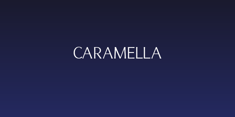 Caramella Social Header