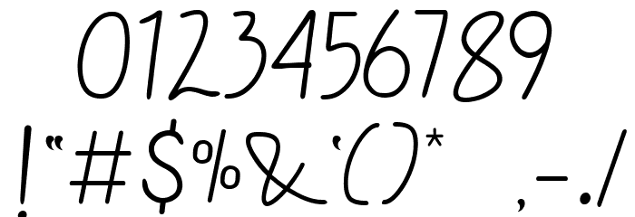 Caramellia Font OTHER CHARS
