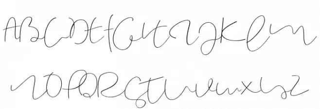 Caramellia Schriftart Groß